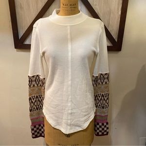 We the free waffle net top